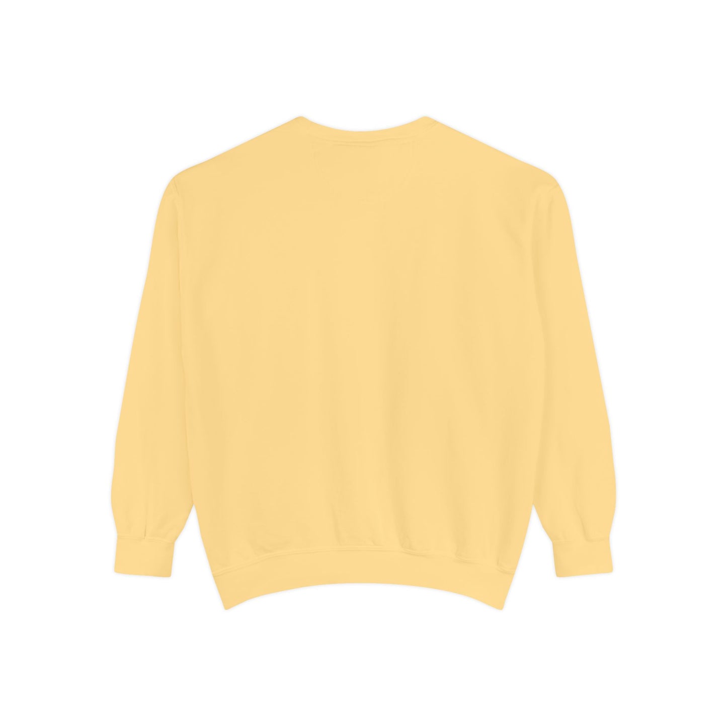 Pink Minimalist Garment-Dyed Unisex Sweatshirt