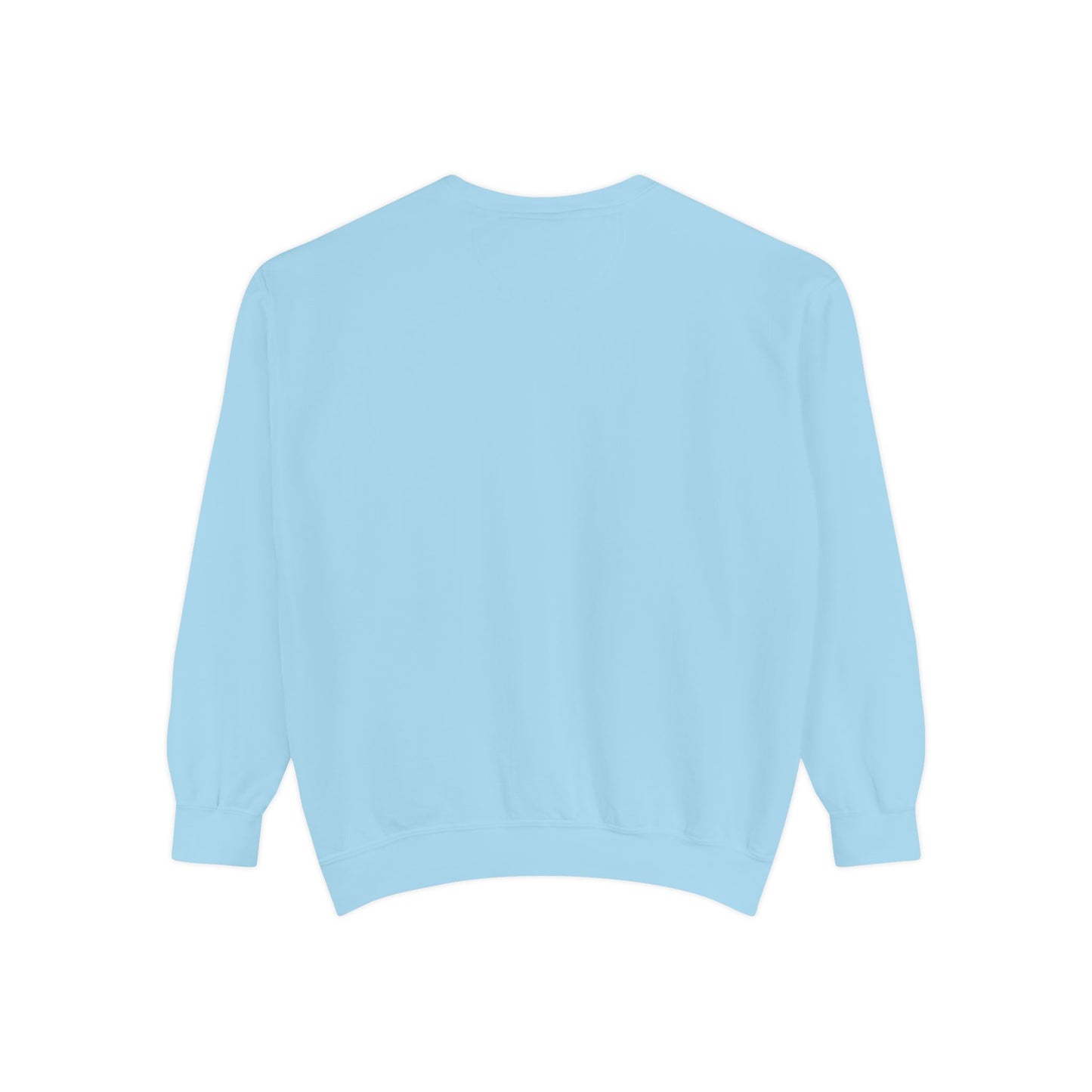 Pink Minimalist Garment-Dyed Unisex Sweatshirt