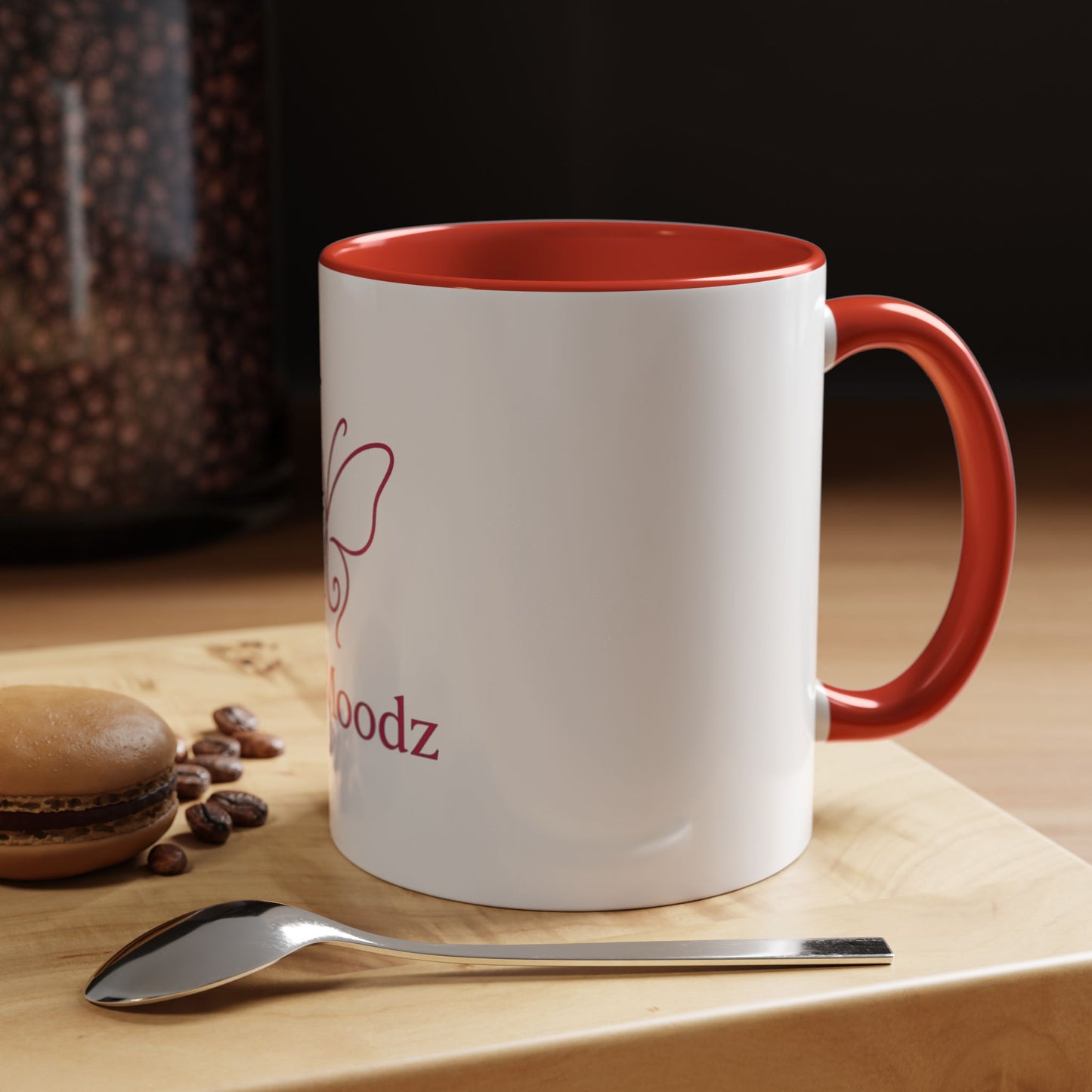 PinkMoodz Butterfly Accent Coffee Mug – Perfect Gift for Coffee Lovers and Nature Enthusiasts