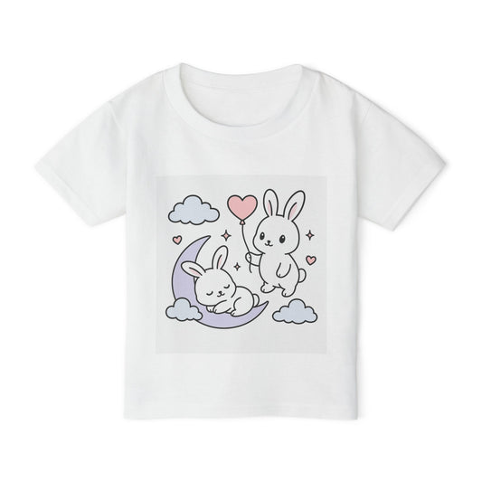 Cute Bunny Toddler T-Shirt – Adorable Cloud Design for Kids