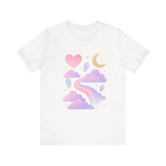 Dreamy Pastel Clouds Tee for Comfort & Hope