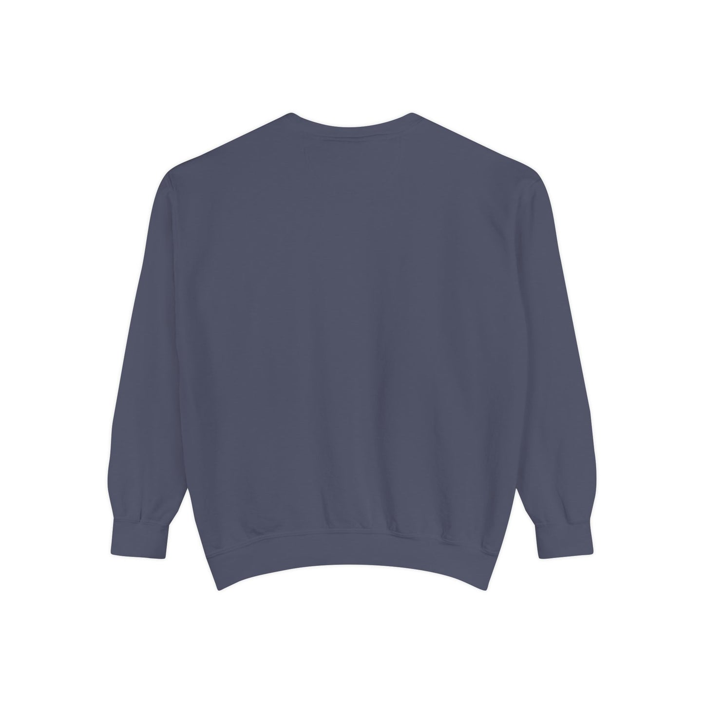 Pink Minimalist Garment-Dyed Unisex Sweatshirt