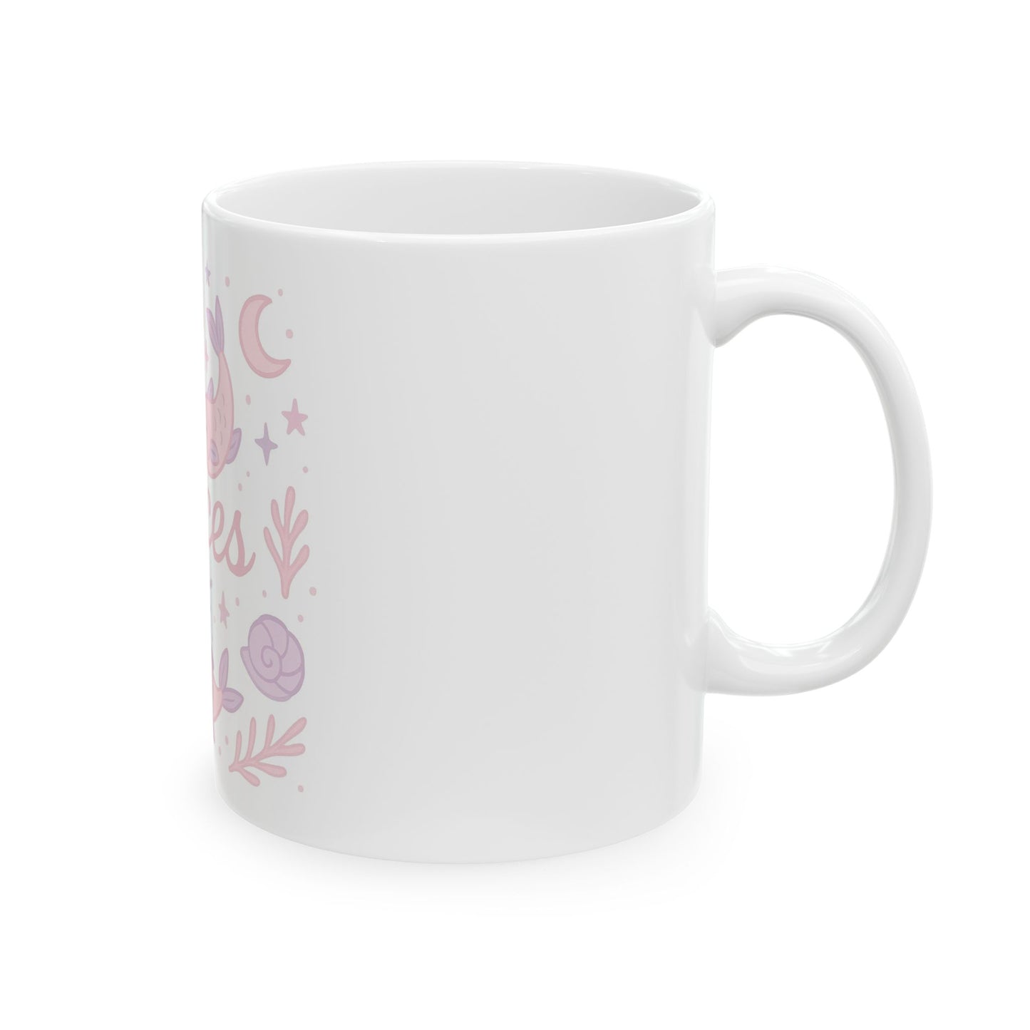 Pisces Zodiac Ceramic Mug - 11oz & 15oz Astrology Gift