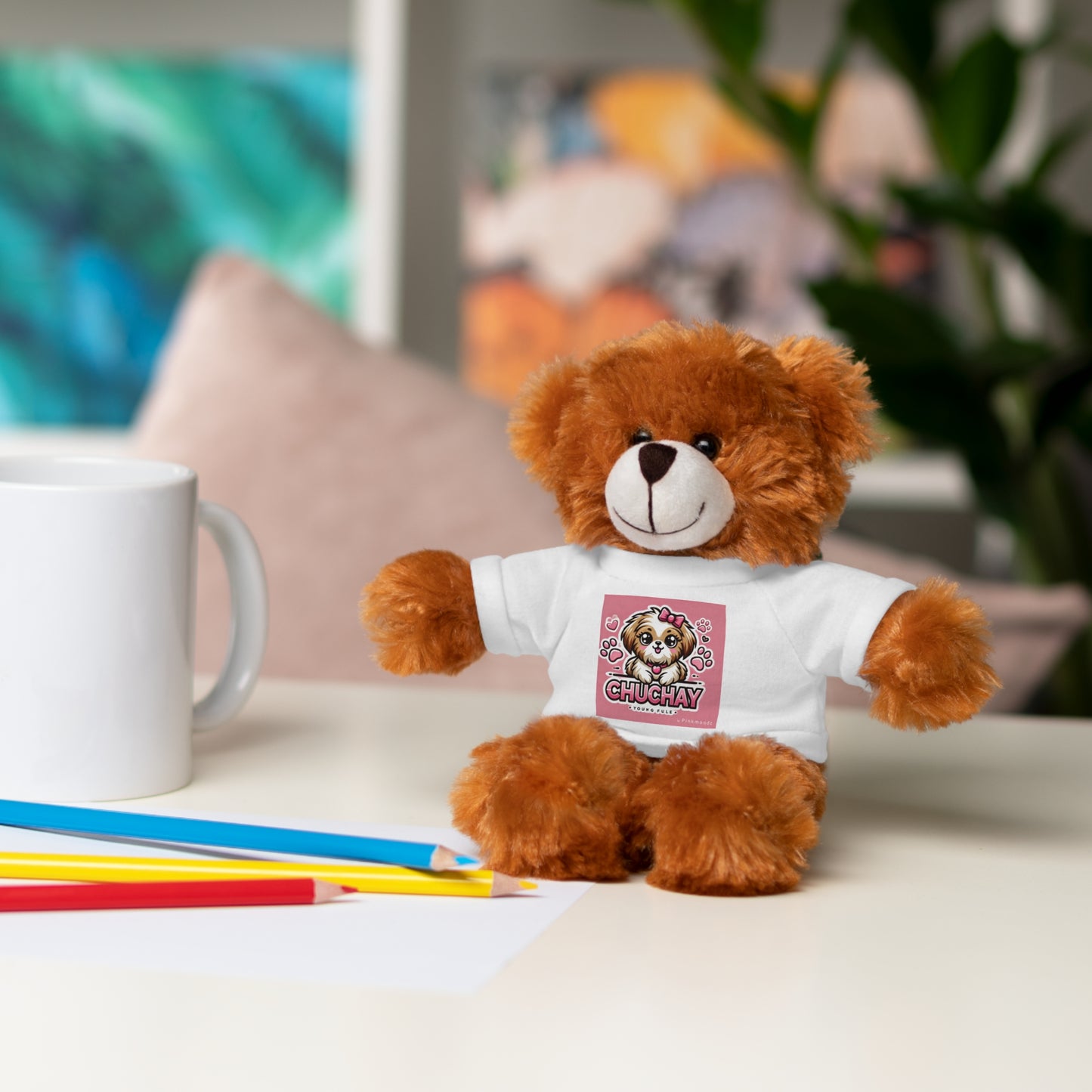 Customizable Stuffed Animal T-Shirt Bear – Perfect Gift for Kids and Collectors