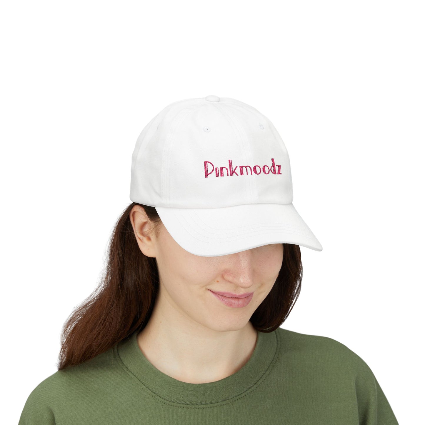 Stylish Pink 'Pinkmoodz' Classic Dad Cap – Perfect for Casual Outings and Gifting