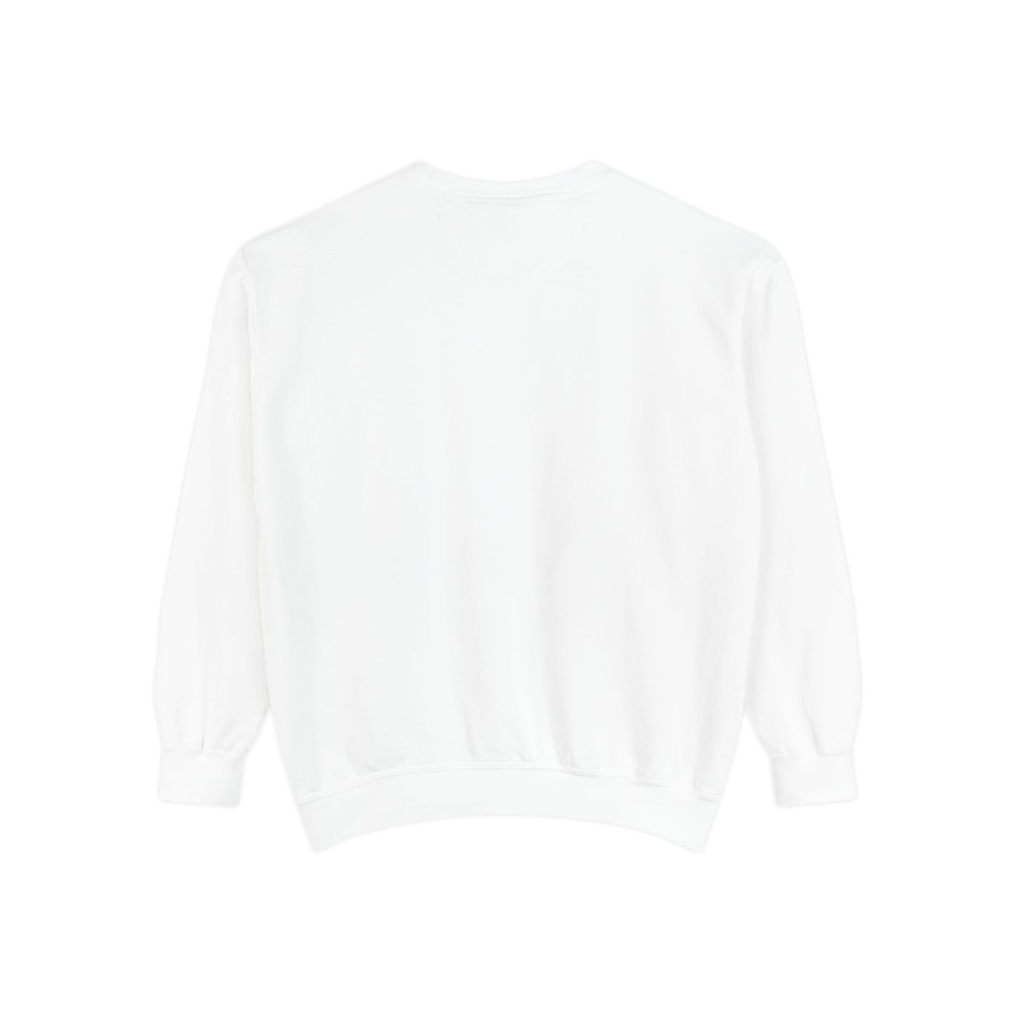 Pink Minimalist Garment-Dyed Unisex Sweatshirt