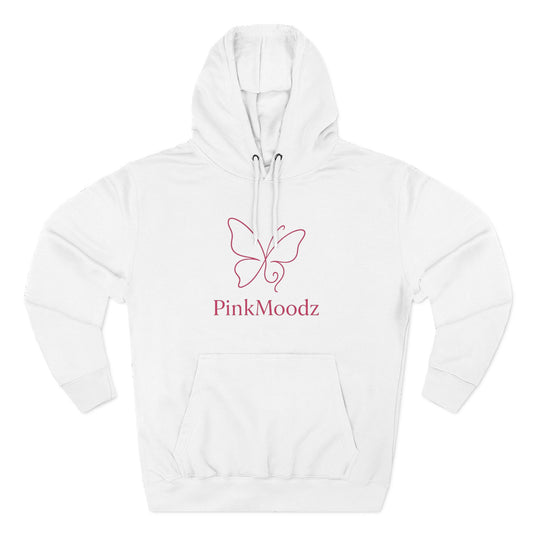 Butterfly Design Fleece Hoodie - PinkMoodz Cozy Wear
