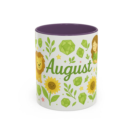 August-Themed Accent Coffee Mug - Perfect Gift for Nature Lovers