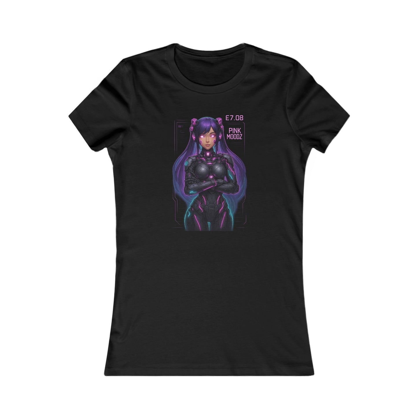 Cyberpunk Graphic Tee - Women's Favorite Tee with Futuristic Design