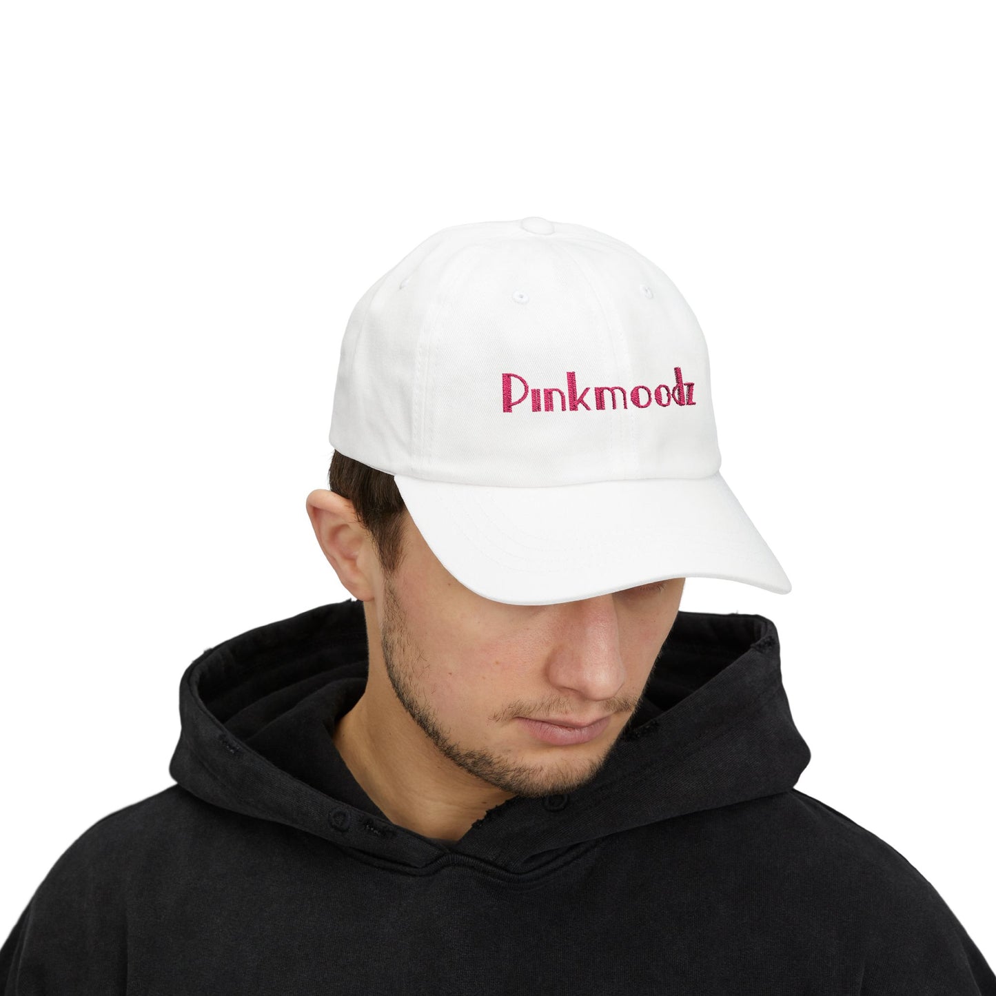 Stylish Pink 'Pinkmoodz' Classic Dad Cap – Perfect for Casual Outings and Gifting