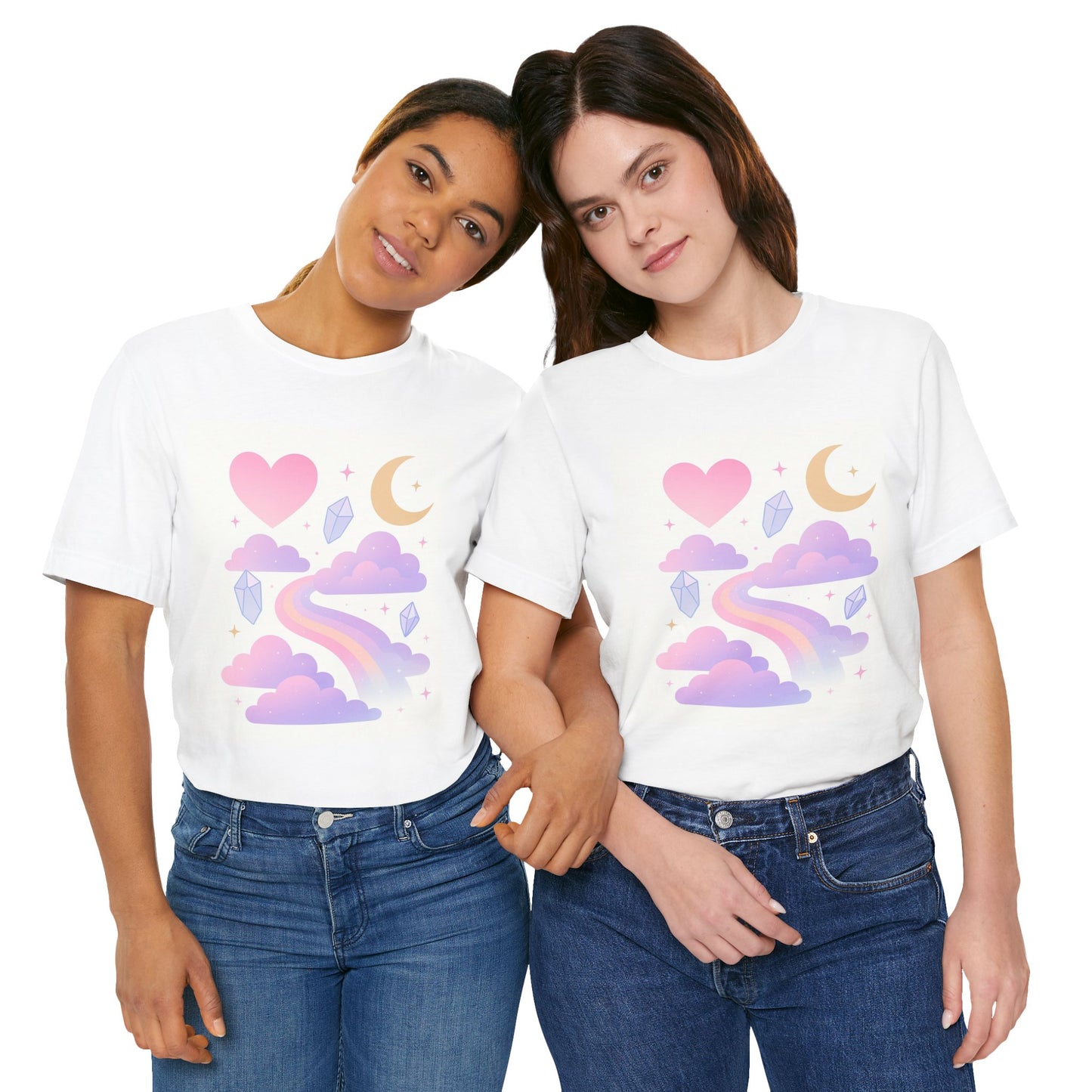 Dreamy Pastel Clouds Tee for Comfort & Hope