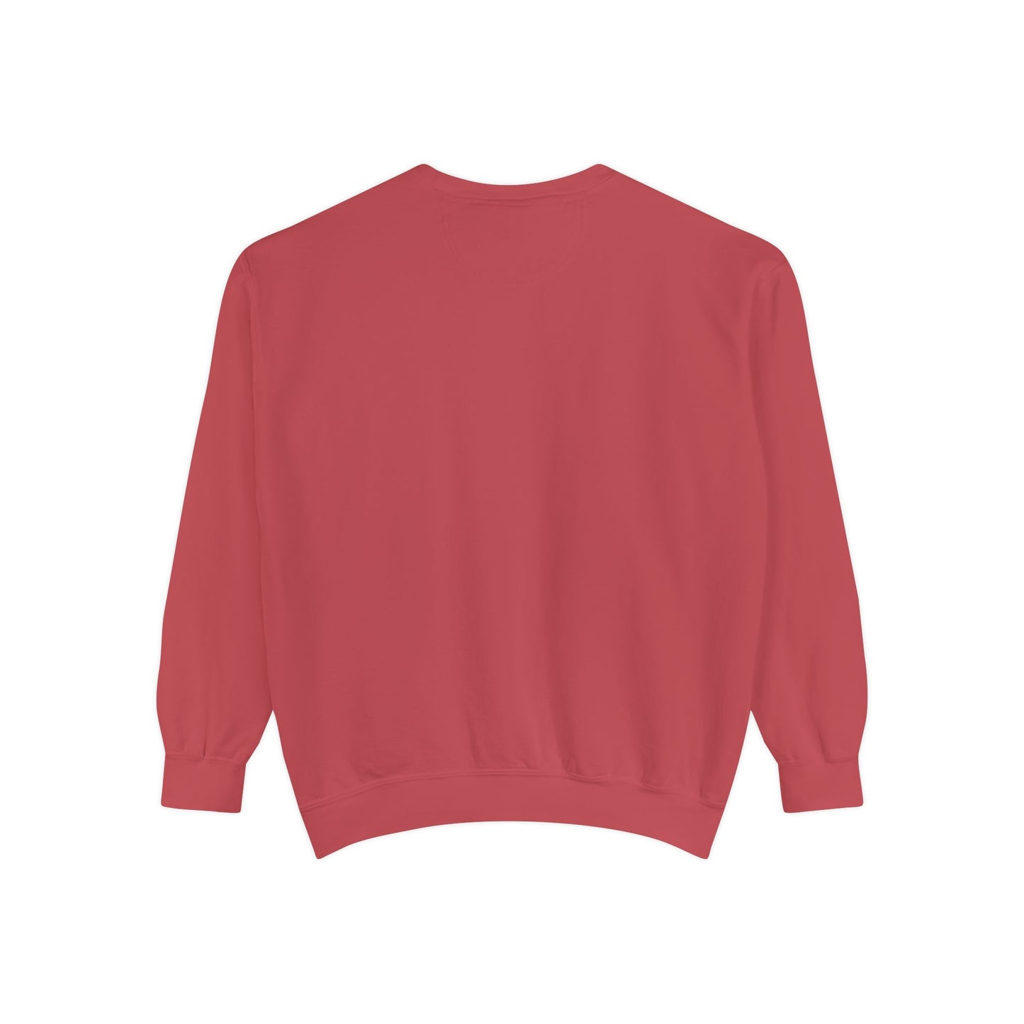 Pink Minimalist Garment-Dyed Unisex Sweatshirt