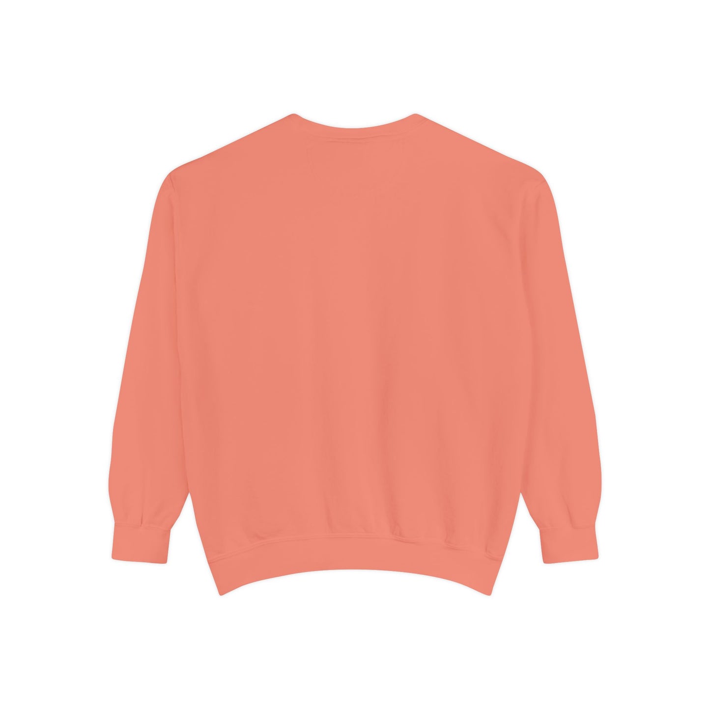 Pink Minimalist Garment-Dyed Unisex Sweatshirt