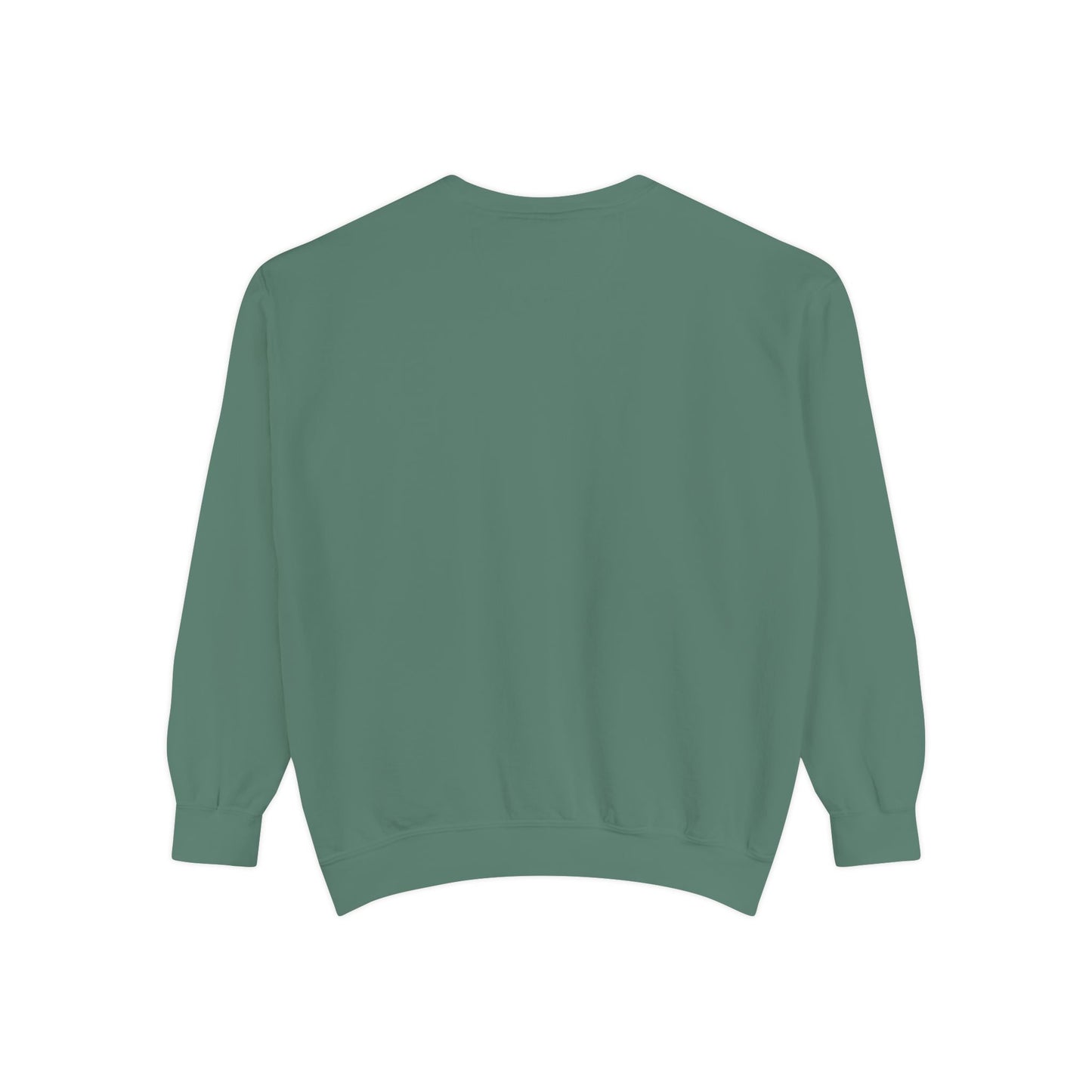 Pink Minimalist Garment-Dyed Unisex Sweatshirt