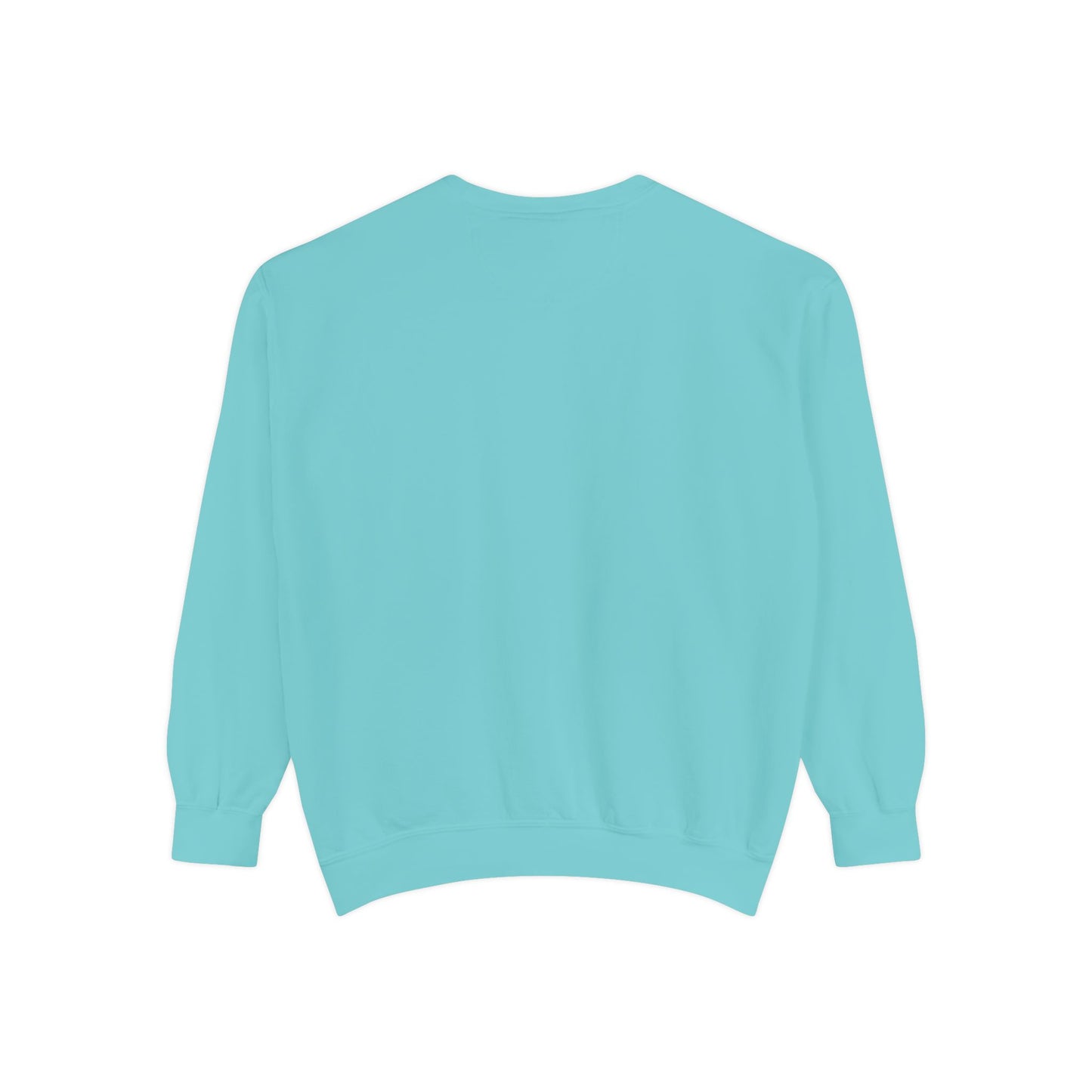 Pink Minimalist Garment-Dyed Unisex Sweatshirt