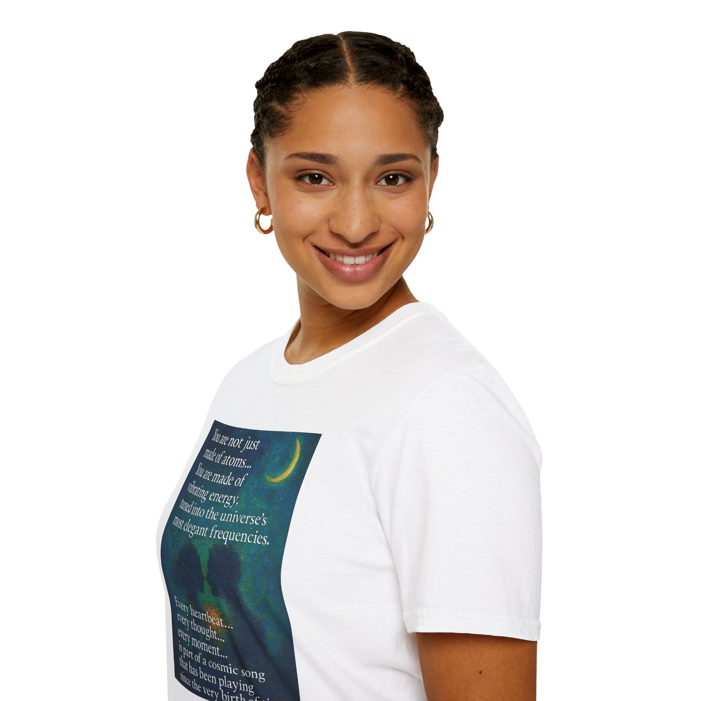 Cosmic Energy T-Shirt, Inspirational Tee for Dreamers, Meditation Shirt, Birthday Gift, Unisex Graphic Tee
