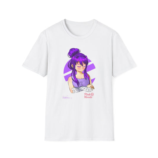 Pink Moodz Unisex Softstyle T-Shirt - Casual Anime Graphic Tee