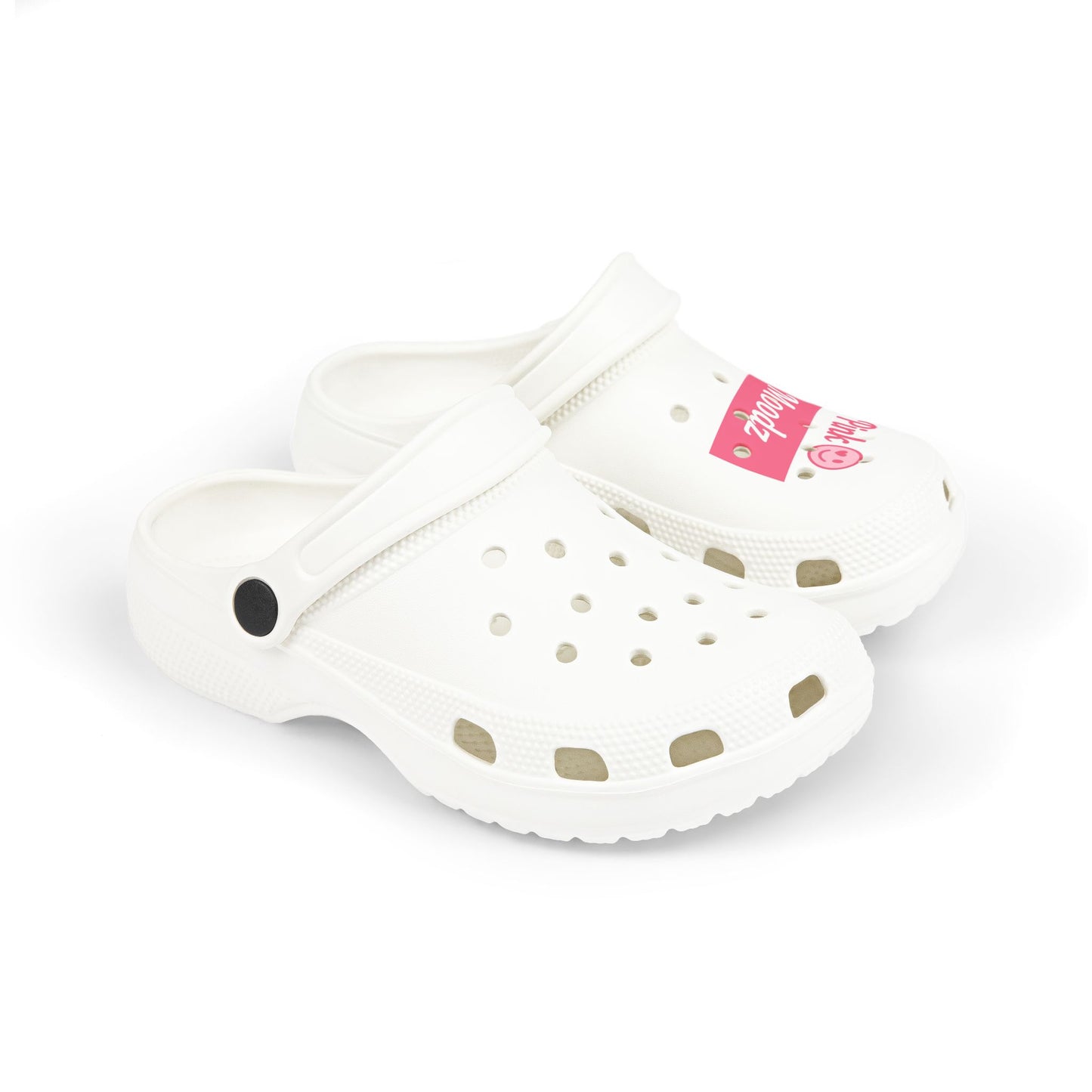 Kid's EVA Foam Clogs - 'Pink Moodz' Fun and Comfortable Summer Footwear
