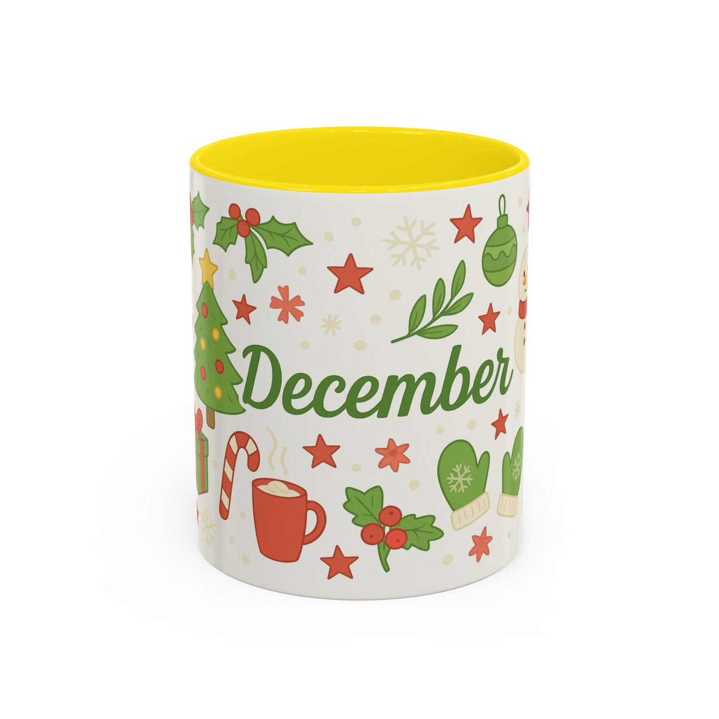 Festive December Coffee Mug – Holiday Cheer for Cozy Sips