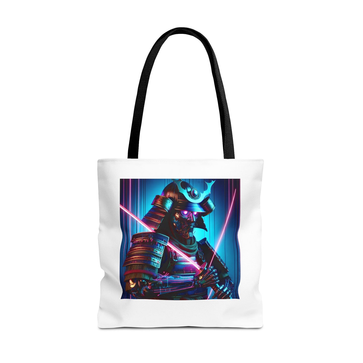 Neon Samurai Tote Bag - Stylish & Functional Carry-All for Gamers