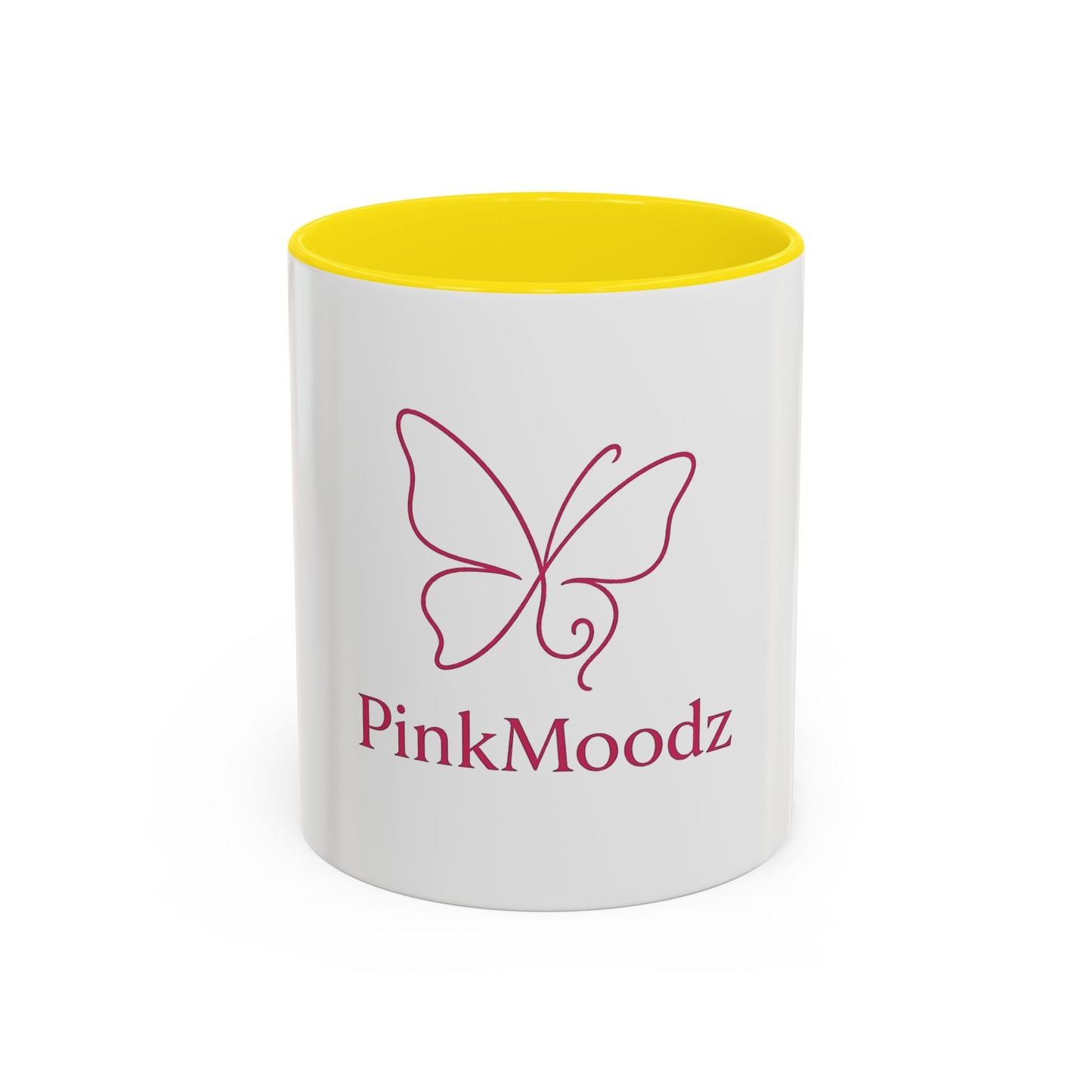 PinkMoodz Butterfly Accent Coffee Mug – Perfect Gift for Coffee Lovers and Nature Enthusiasts