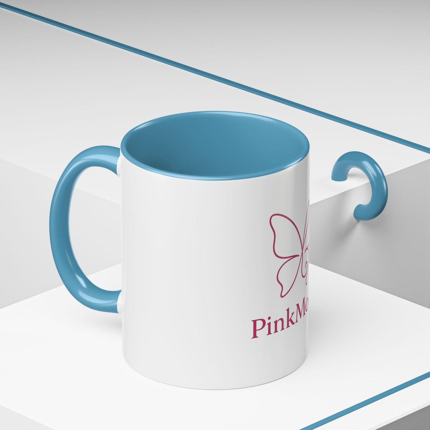 PinkMoodz Butterfly Accent Coffee Mug – Perfect Gift for Coffee Lovers and Nature Enthusiasts