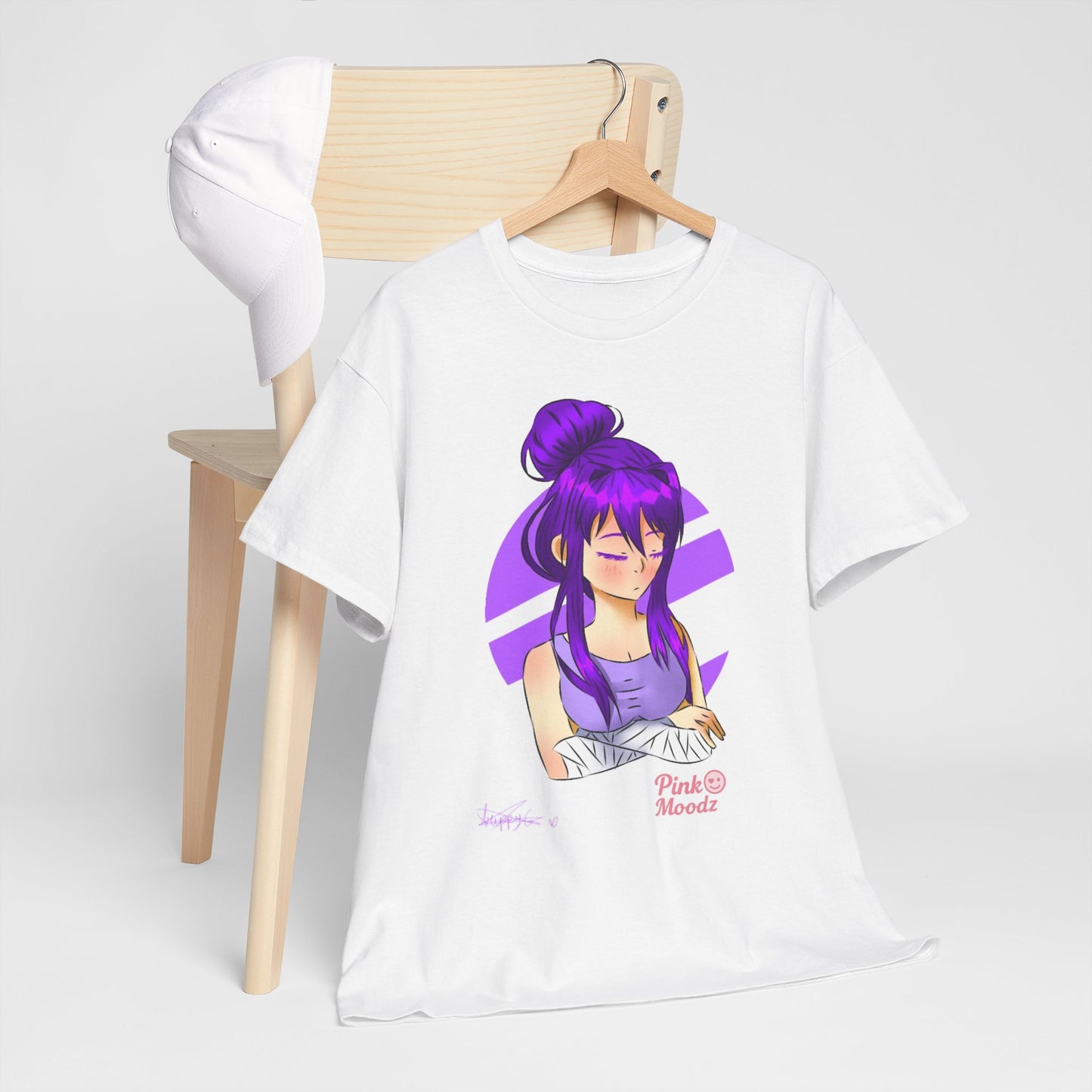 Pink Moodz Unisex Heavy Cotton Tee - Soft, Stylish & Perfect for Everyday Wear