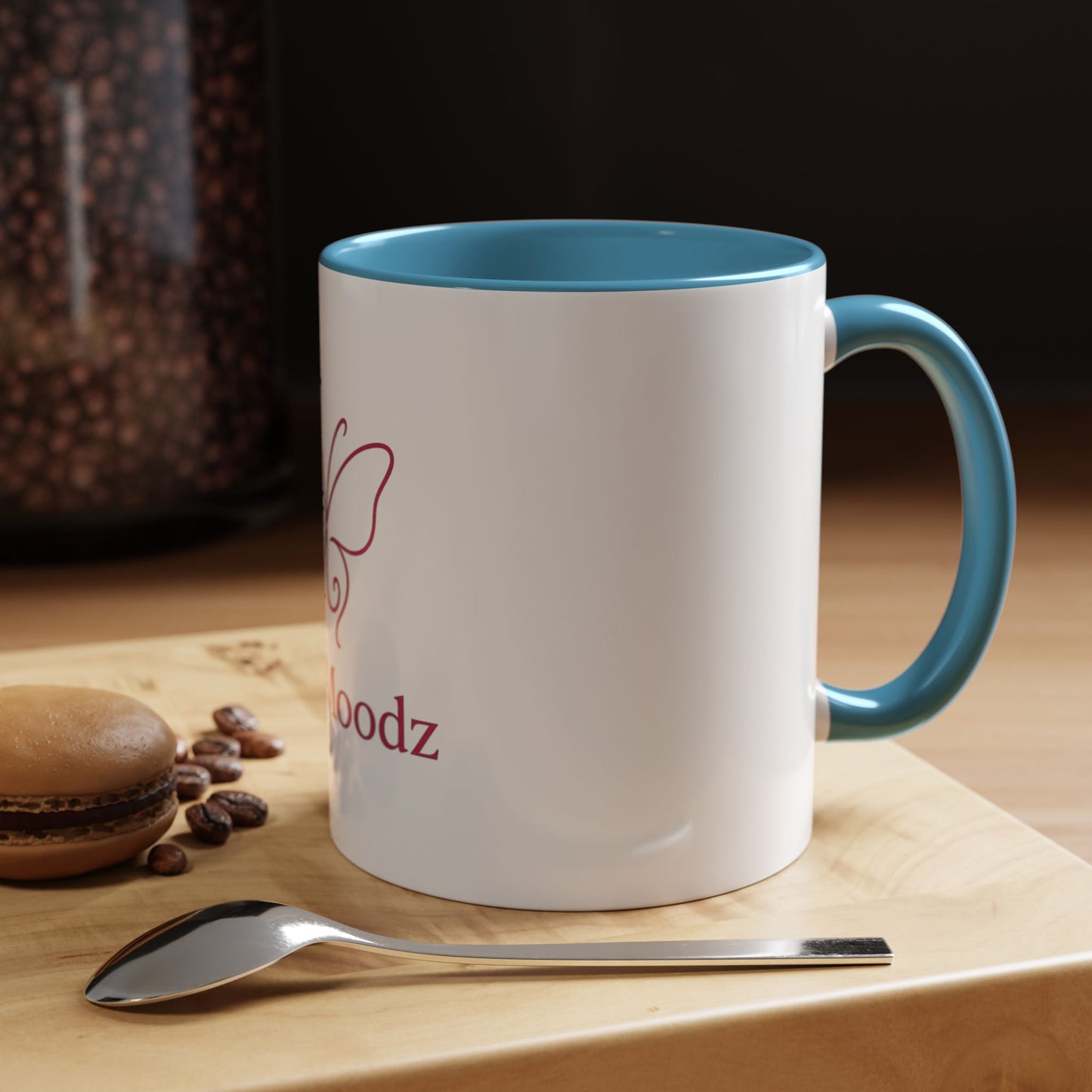PinkMoodz Butterfly Accent Coffee Mug – Perfect Gift for Coffee Lovers and Nature Enthusiasts