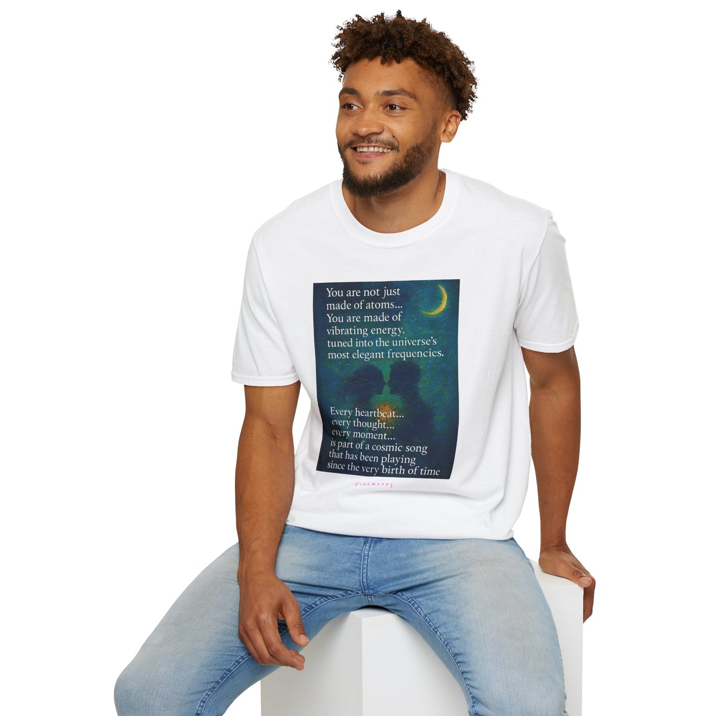 Cosmic Energy T-Shirt, Inspirational Tee for Dreamers, Meditation Shirt, Birthday Gift, Unisex Graphic Tee