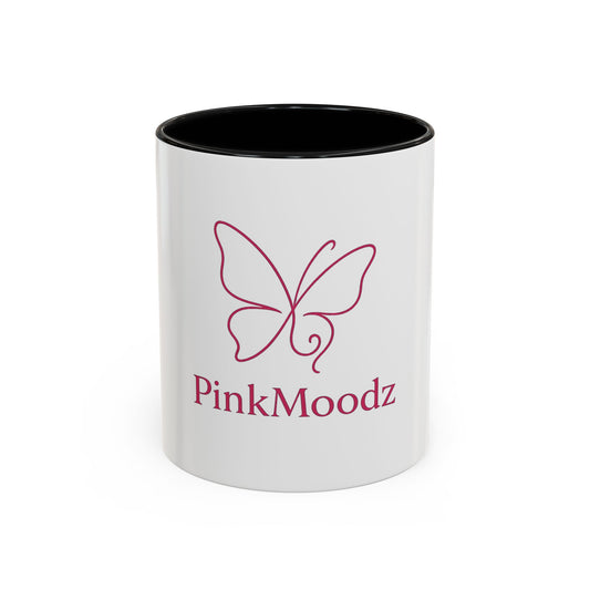 PinkMoodz Butterfly Accent Coffee Mug – Perfect Gift for Coffee Lovers and Nature Enthusiasts
