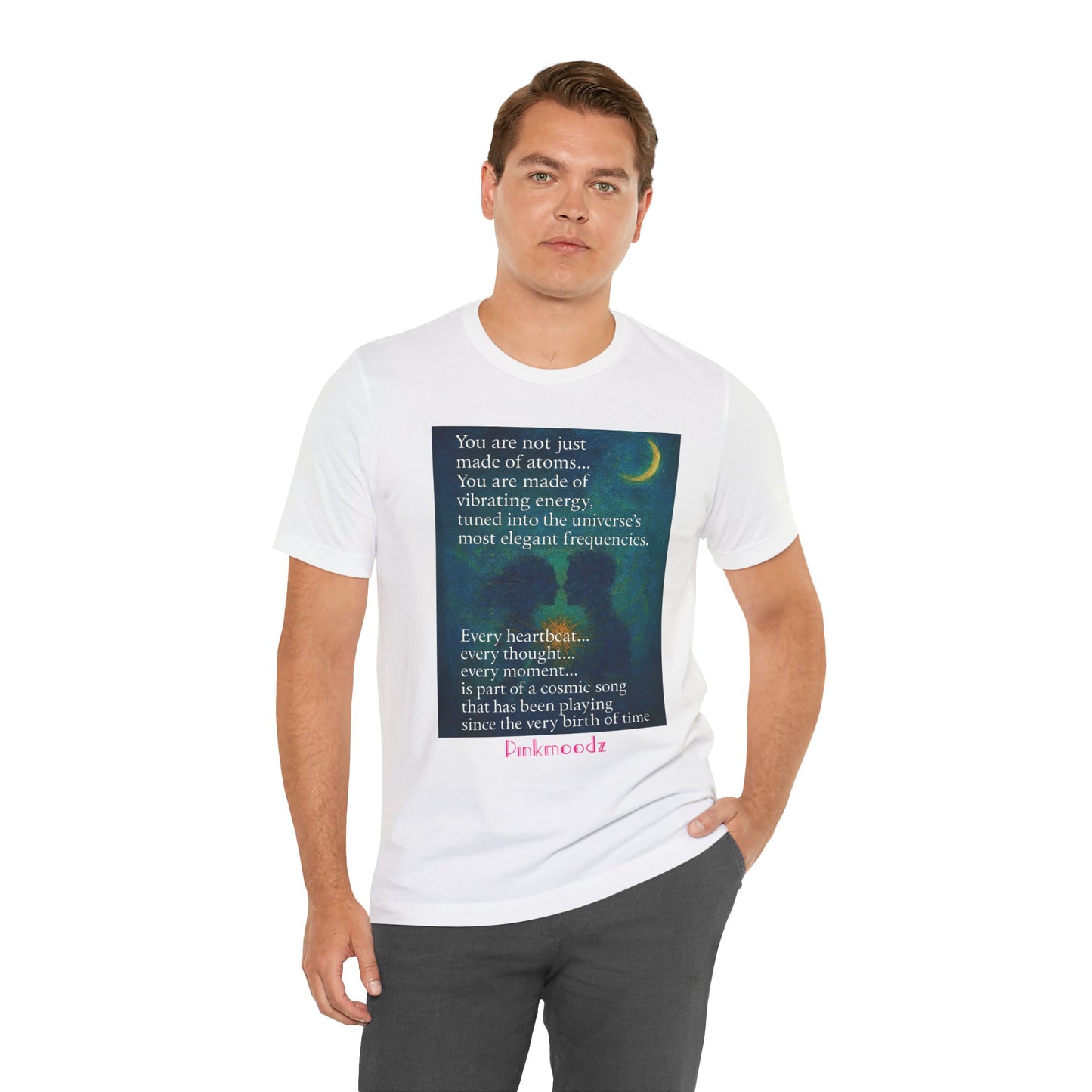 Cosmic Vibes Tee, Inspirational Shirt, Unisex Graphic Tee, Gift for Astronomy Lovers, Motivational Wear, Everyday Comfort