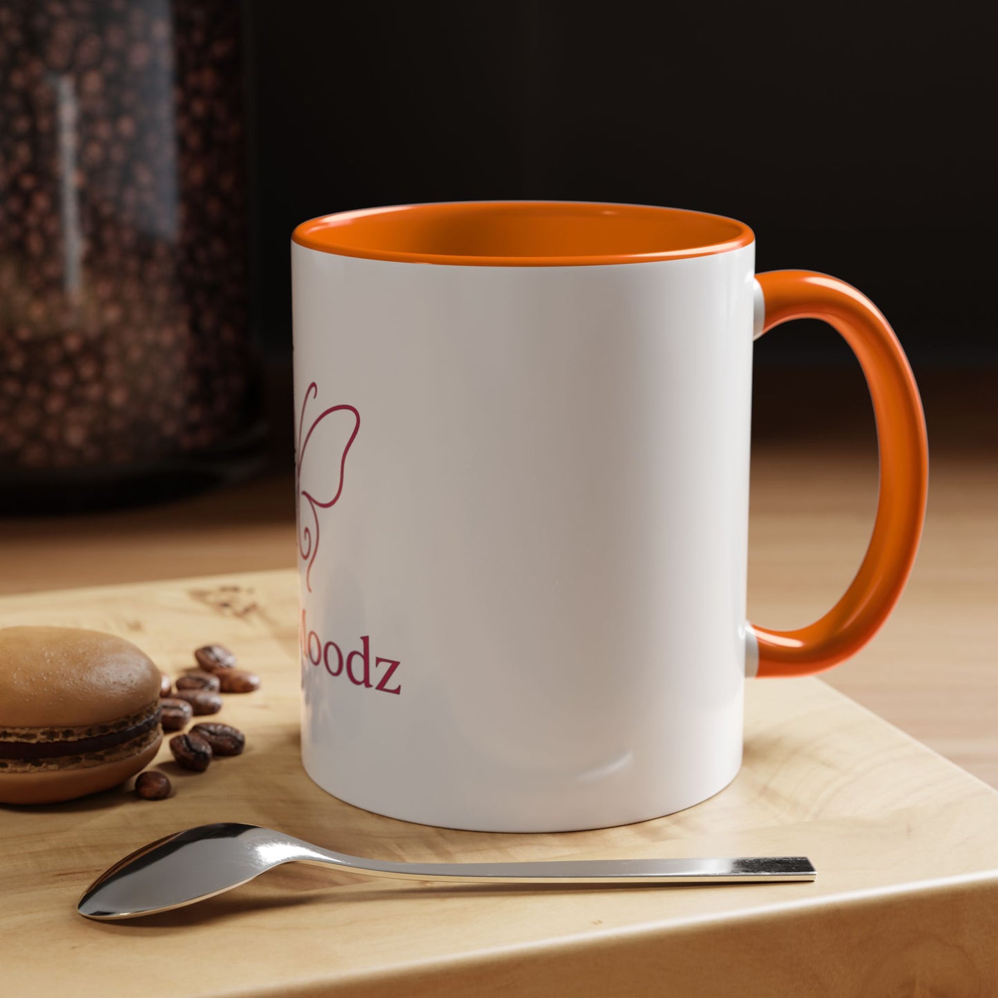 PinkMoodz Butterfly Accent Coffee Mug – Perfect Gift for Coffee Lovers and Nature Enthusiasts