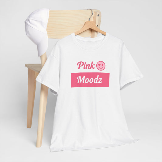 Pink Moodz Unisex Heavy Cotton Tee – Casual and Fun Vibe