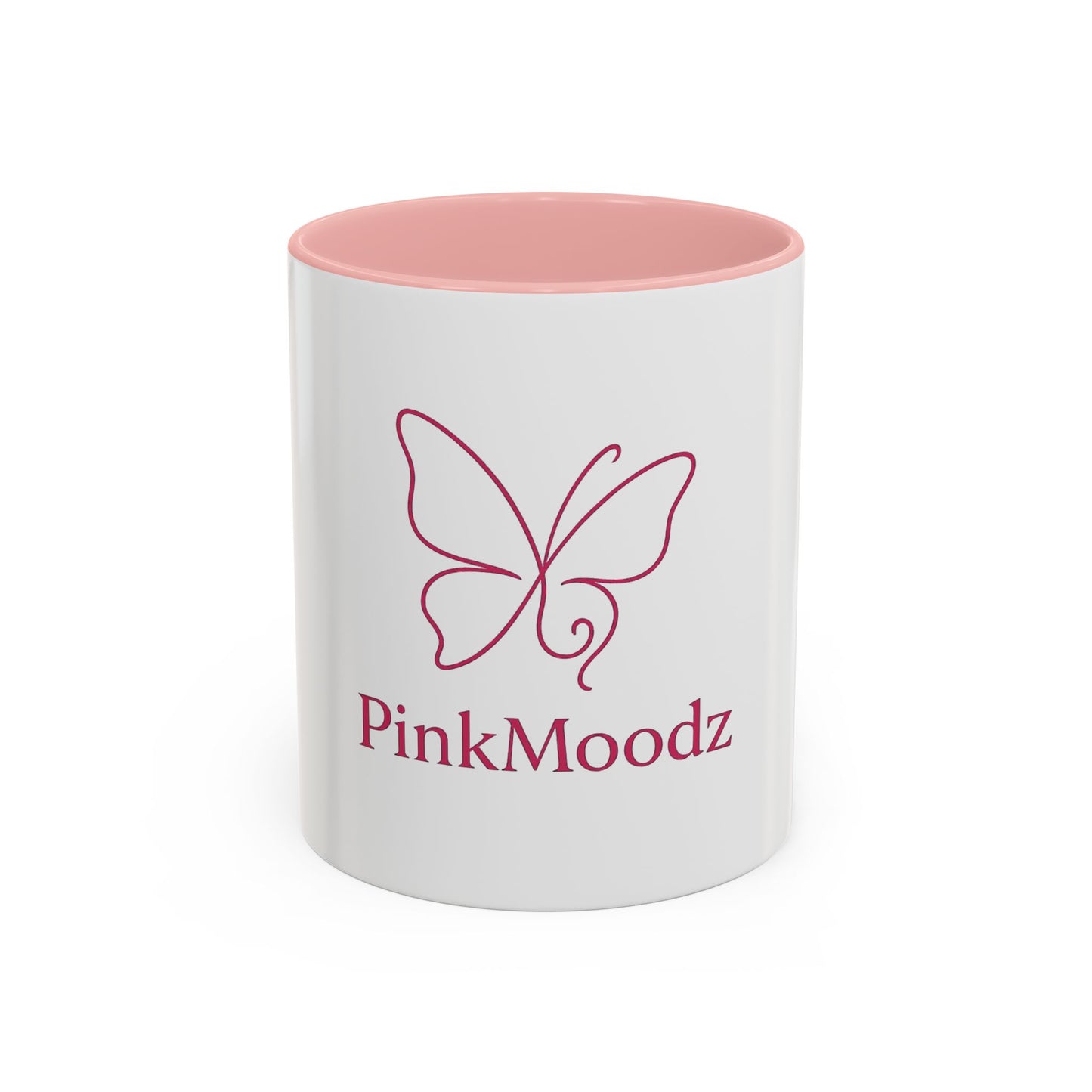 PinkMoodz Butterfly Accent Coffee Mug – Perfect Gift for Coffee Lovers and Nature Enthusiasts