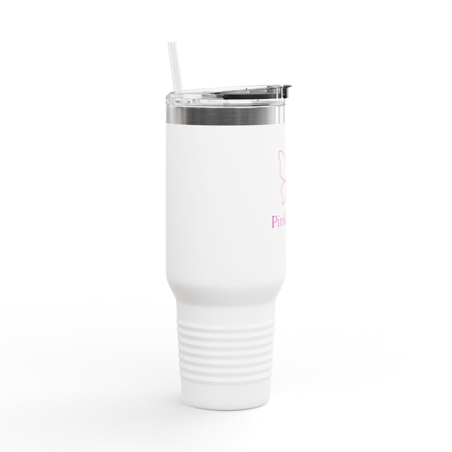 Stylish Insulated Travel Mug – 40oz with Butterfly Design