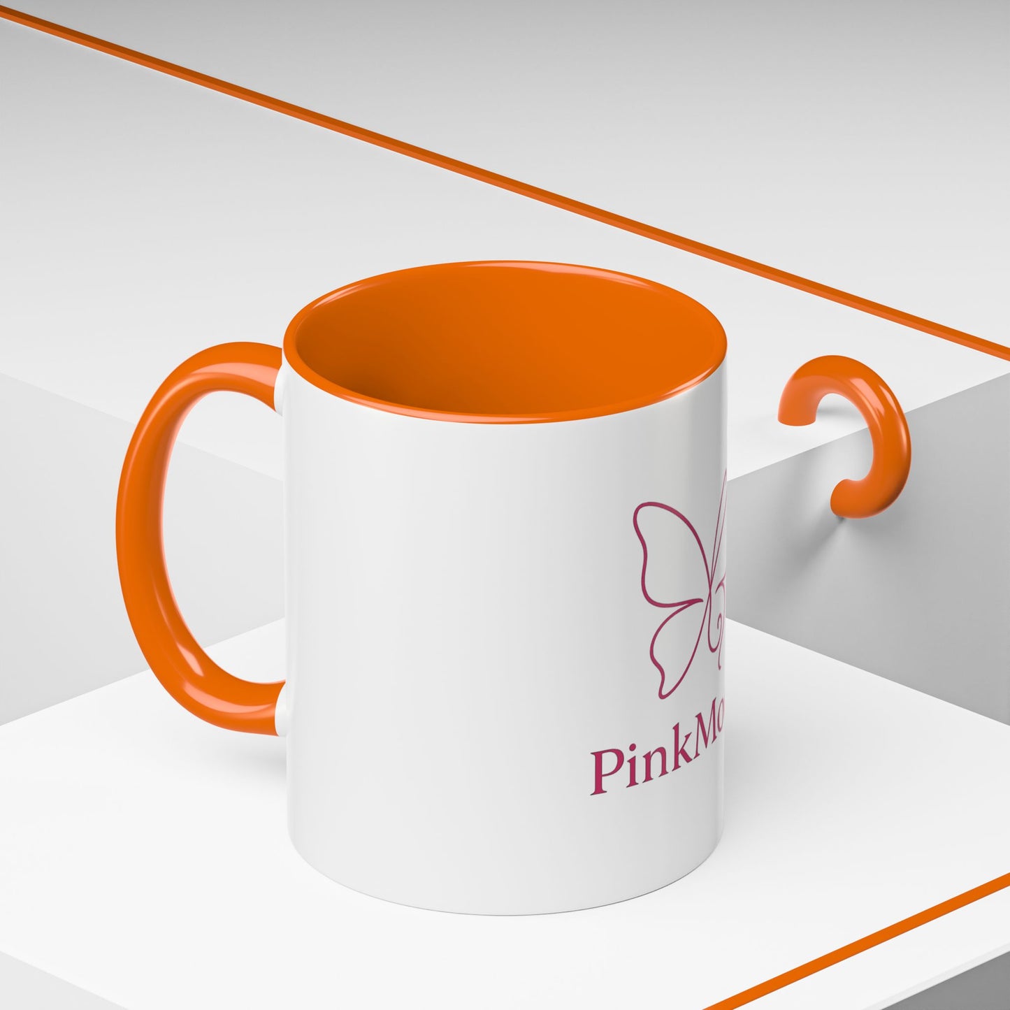 PinkMoodz Butterfly Accent Coffee Mug – Perfect Gift for Coffee Lovers and Nature Enthusiasts