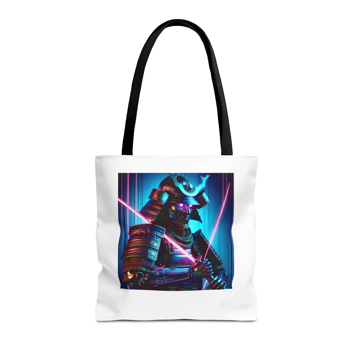 Neon Samurai Tote Bag - Stylish & Functional Carry-All for Gamers