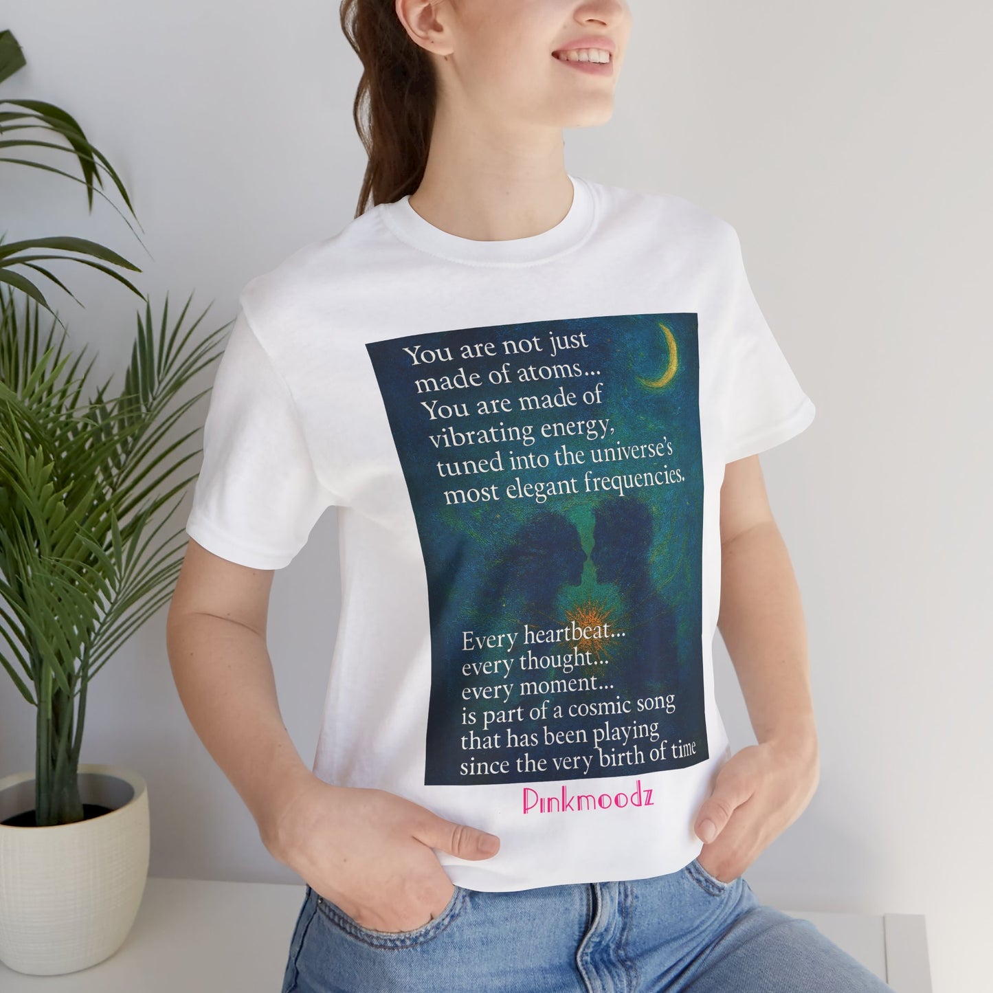 Cosmic Vibes Tee, Inspirational Shirt, Unisex Graphic Tee, Gift for Astronomy Lovers, Motivational Wear, Everyday Comfort