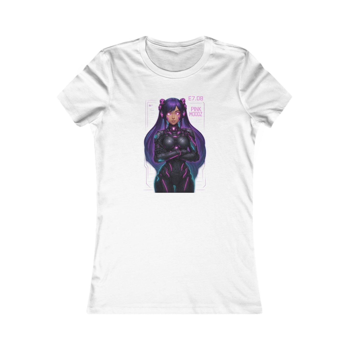 Cyberpunk Graphic Tee - Women's Favorite Tee with Futuristic Design