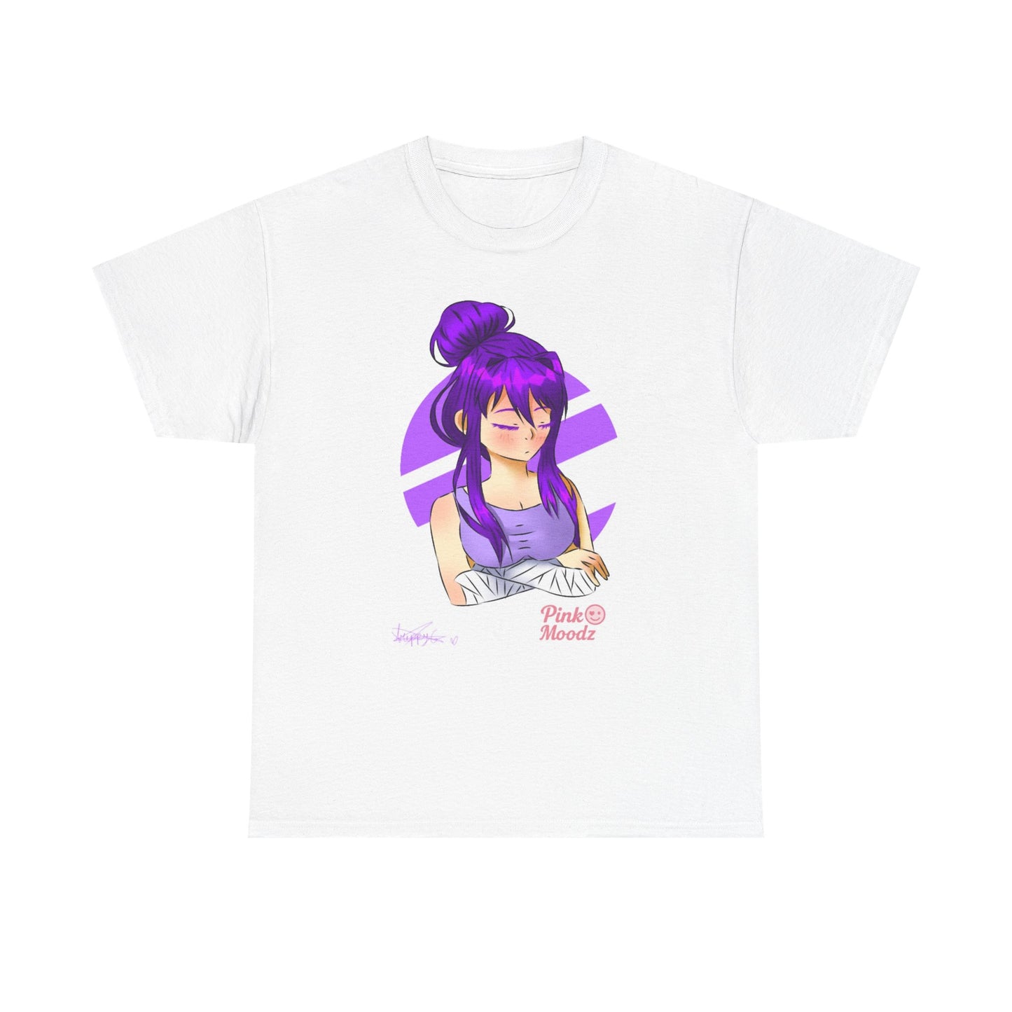 Pink Moodz Unisex Heavy Cotton Tee - Soft, Stylish & Perfect for Everyday Wear
