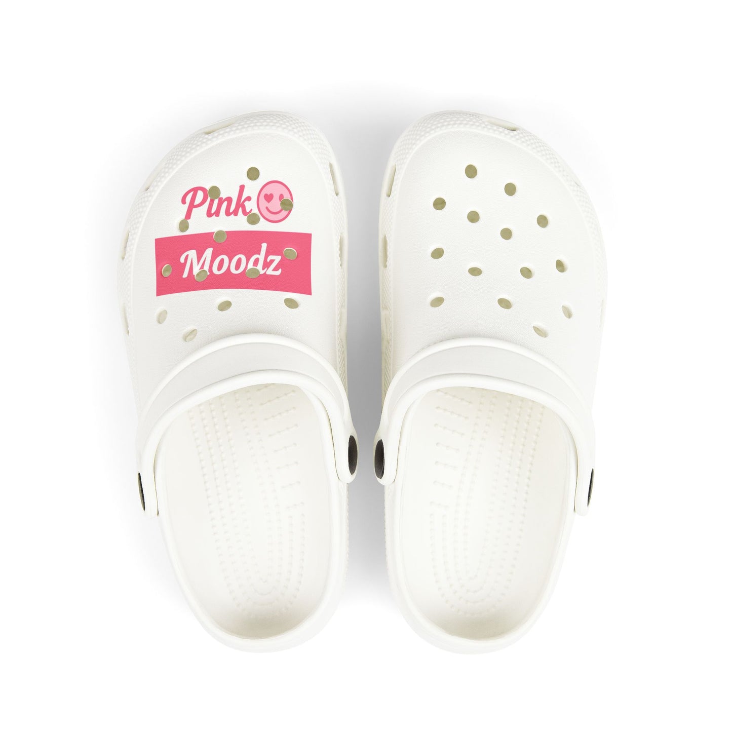 Kid's EVA Foam Clogs - 'Pink Moodz' Fun and Comfortable Summer Footwear