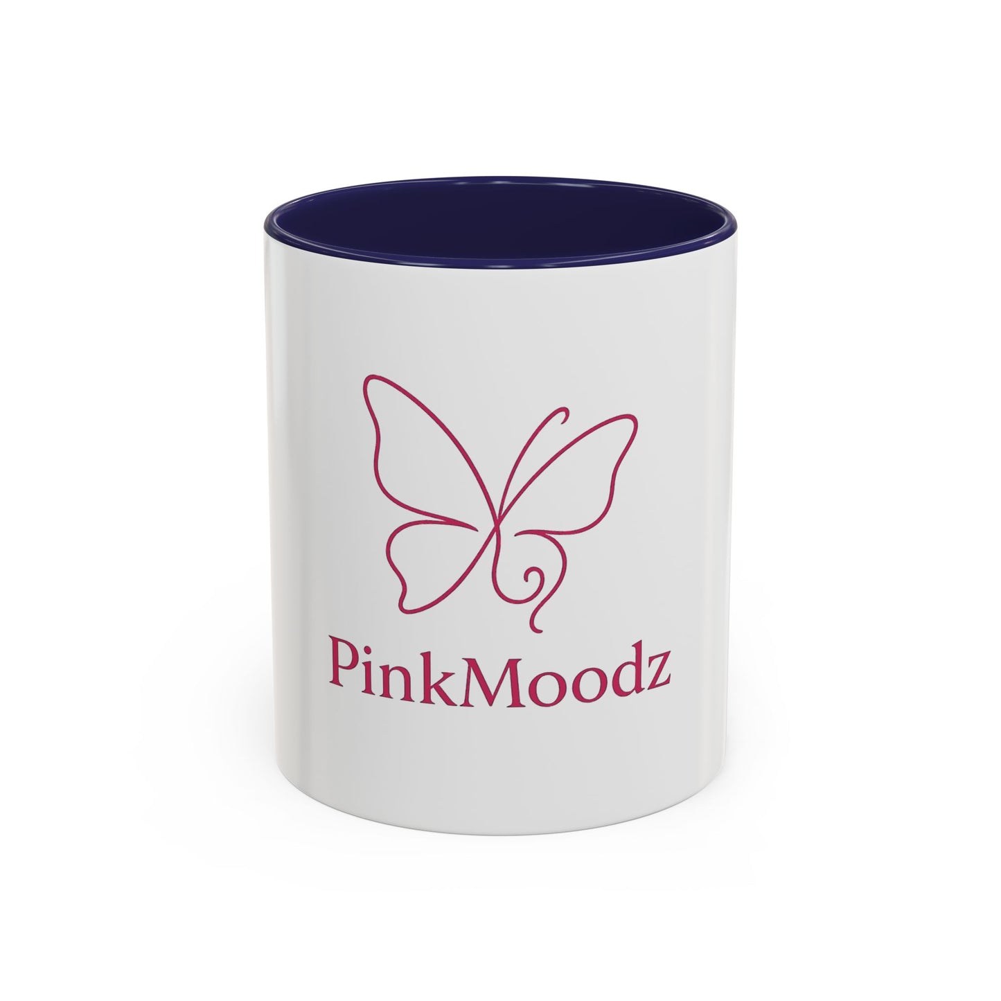 PinkMoodz Butterfly Accent Coffee Mug – Perfect Gift for Coffee Lovers and Nature Enthusiasts