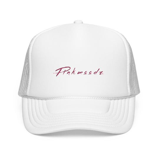 Personalized Foam Trucker Hat with Embroidery - Trendy Casual Accessory